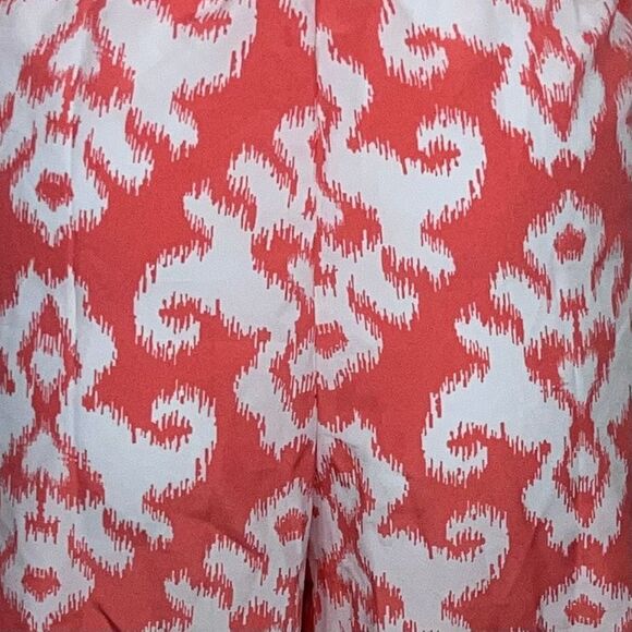 Mud Pie Silky Shorts in Peach / White - Picture 10 of 10